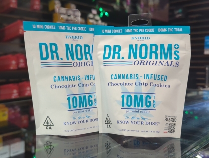 Dr. Norm's Chocolate Chip Cookies 100mg 10-Pack