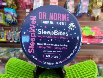 Dr. Norm's Brownie Sleep Bites 100mg Edibles