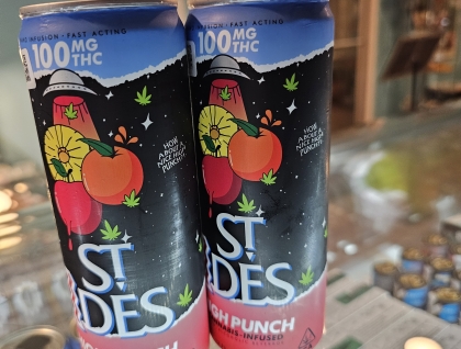 ST. Ides High Punch 12oz 100mg Beverage