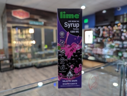 Lime Galactic Grape Live Resin Syrup 1000mg Tincture
