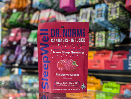 Dr. Norm's Sleepwell Raspberry Dream 100mg Nano Gummies