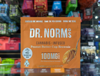 Dr. Norm's 100mg Peanut Butter Cup Brownie
