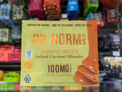 Dr. Norm's Salted Caramel Blondie 100mg Edibles