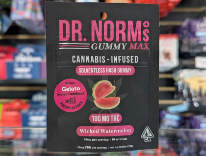Dr. Norm's MAX Wicked Watermelon Hash Gummy 100mg Edibles
