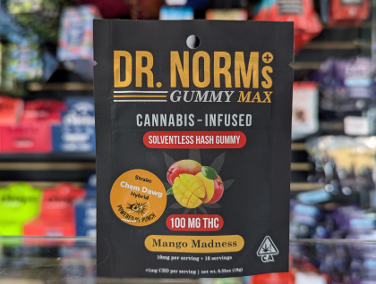 Dr. Norm's MAX Mango Madness 100mg Hash Gummy