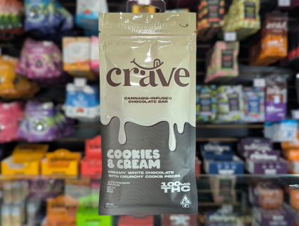 Crave white chocolate bar Cookies and Cream 100mg