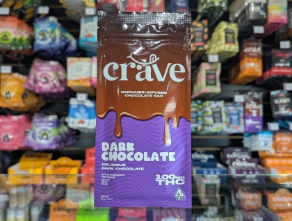 Crave Dark Chocolate Bar 100mg