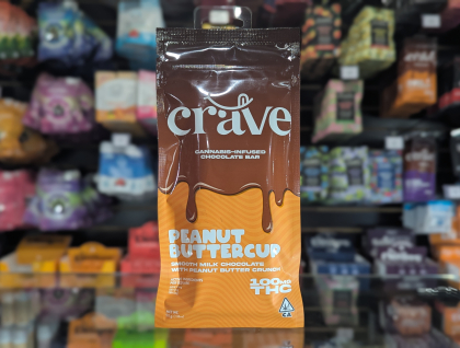 Crave Milk Chocolate Peanut Butter Cup 100mg Bar