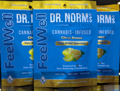 Dr. Norm's FeelWell Citrus Breeze 100mg Gummies