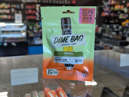 Dime Bag Bubba Gum 1g Cartridge